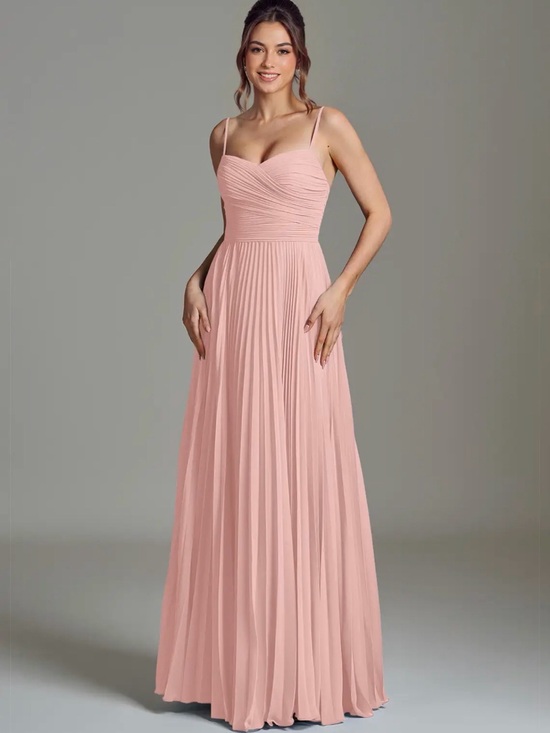 Azazie Dresses & Skirts - Azazie Catie Bridesmaid Dress in Powder Pink